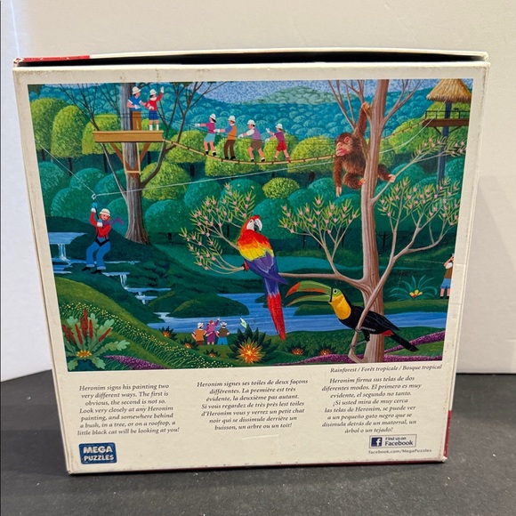 Hometown Collection Rainforest 1000 Piece jigsaw Puzzle Mega Puzzles SALE🔴3/$25! - Picture 2 of 3